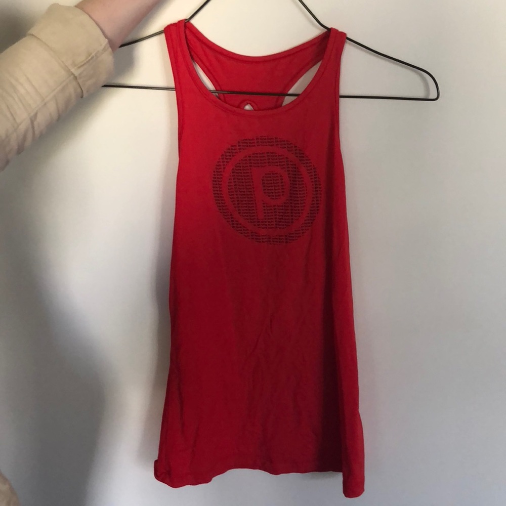 Pure Barre red tank top, used but great condition